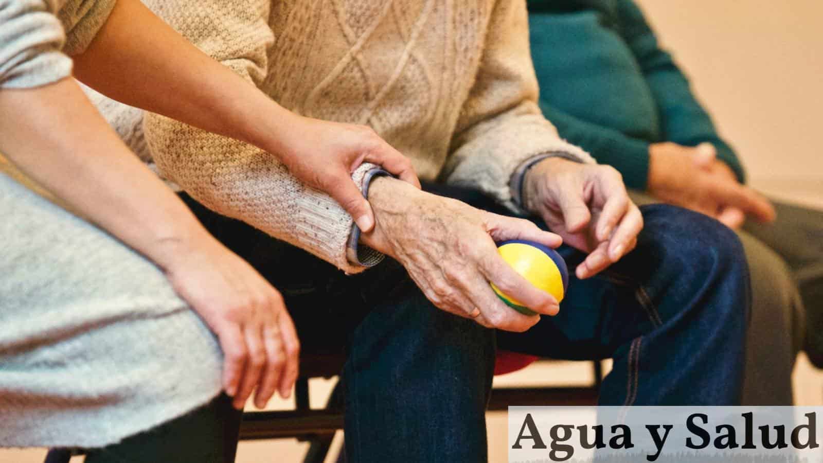 Person Holding a Stress Ball